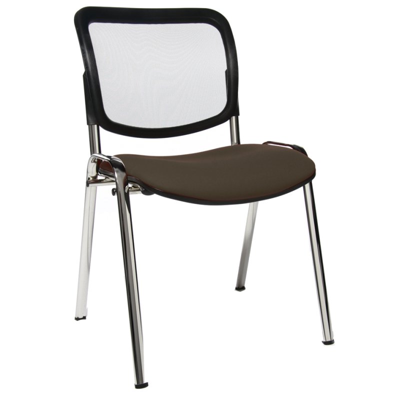 Topstar bezoekersstoel Net Point Visit, ergonomisch, stapelbaar, zwart